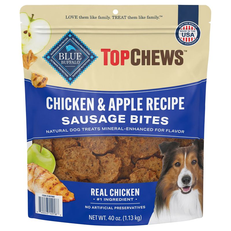 Top Chews Chicken & Apple Dog Treats 40 oz