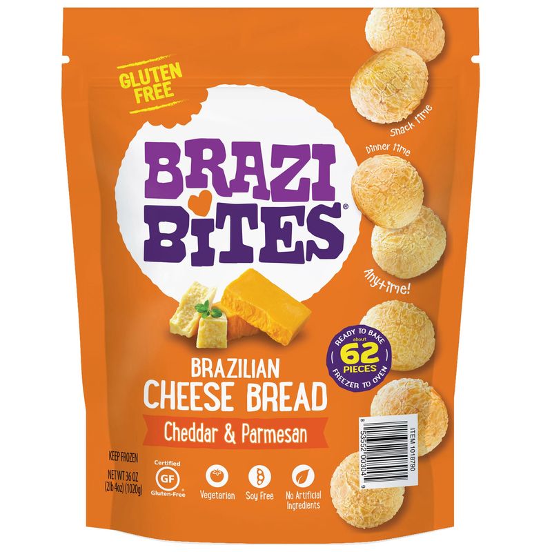Brazi Bites Brazilian Cheese Bread 62ct 36 Ounce