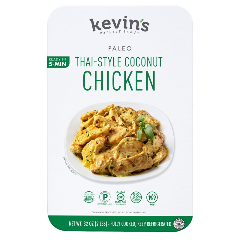 Kevin'S Natural Foods Thai Coconut Chicken 32 Ounce Package