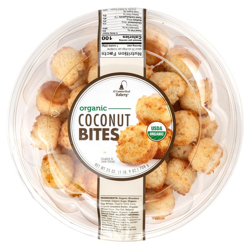 Organic El Camino Real Coconut Bites 25 Ounces