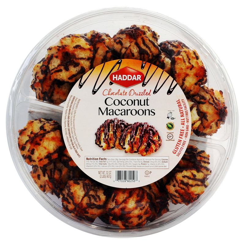 Haddar Macaroons Chocolate 32 oz Kosher For Passover