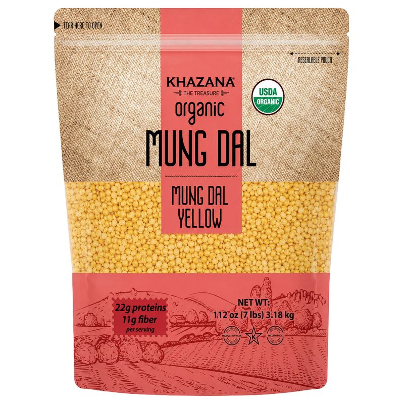Khazana Organic Mung Dal 7 lb