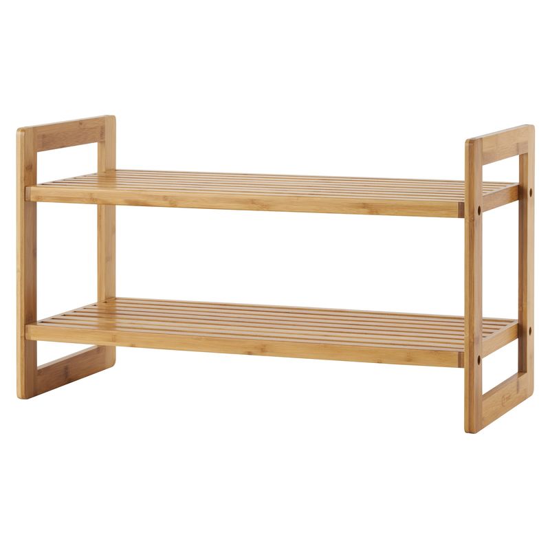 Trinity Bamboo Shoe Rack 2-Pack
