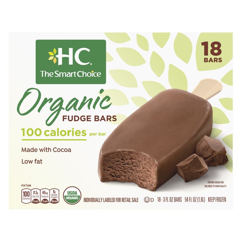 Healthy Choice Organic Fudge Bars 18 ct