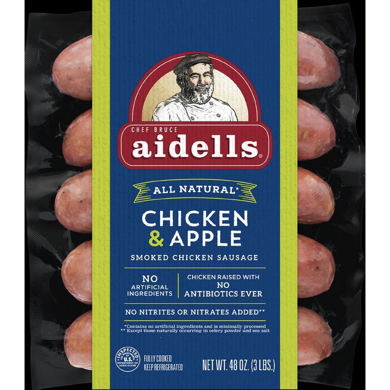 Aidells Chicken Apple Sausage 3 Pounds