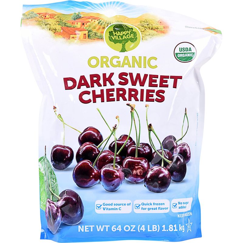Happy Village Organic Cherries 4 lbs