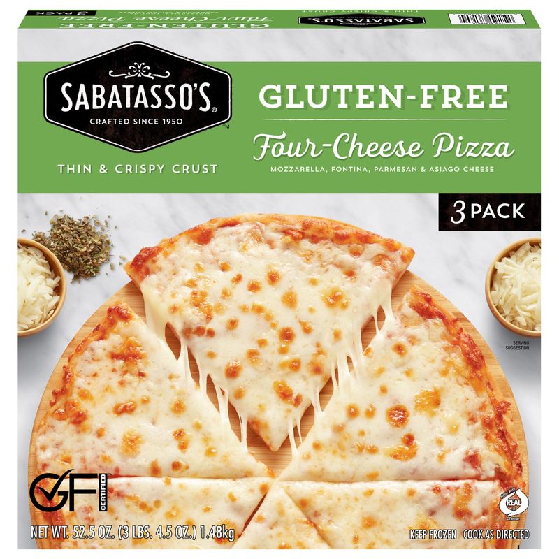 Sabatasso'S Gluten Free Pizza 3 Count Box