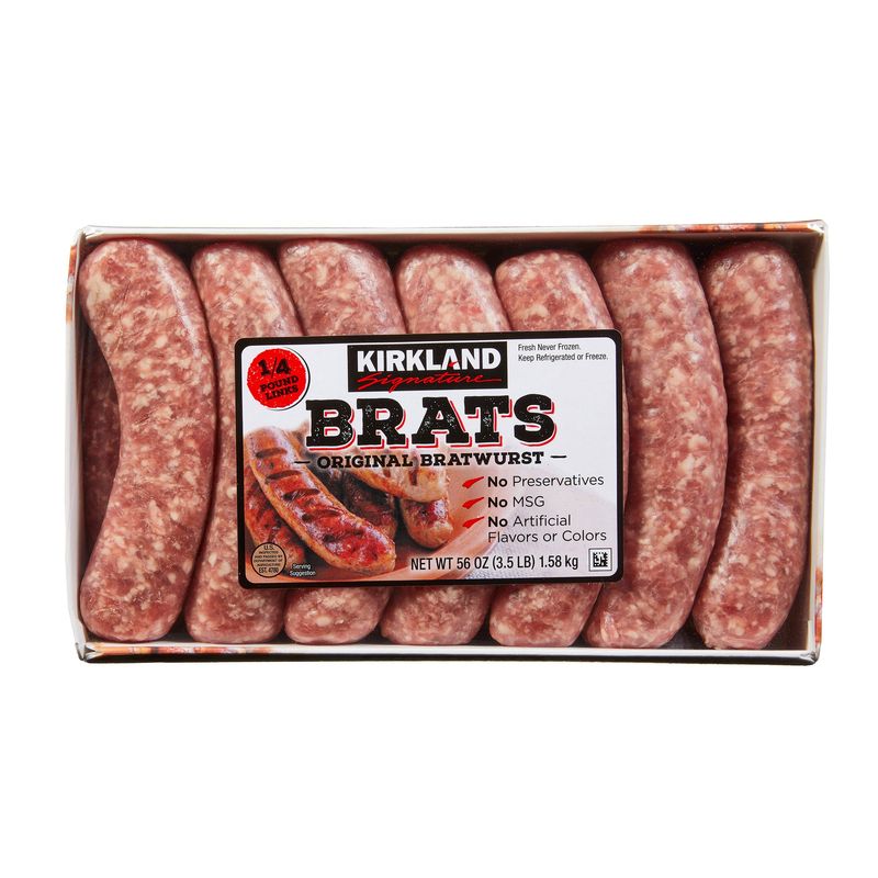 Kirkland Signature Bratwurst 3.5 lb