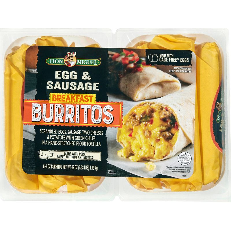 Don Miguel Abf Egg & Sausage Burrito 6/7 oz