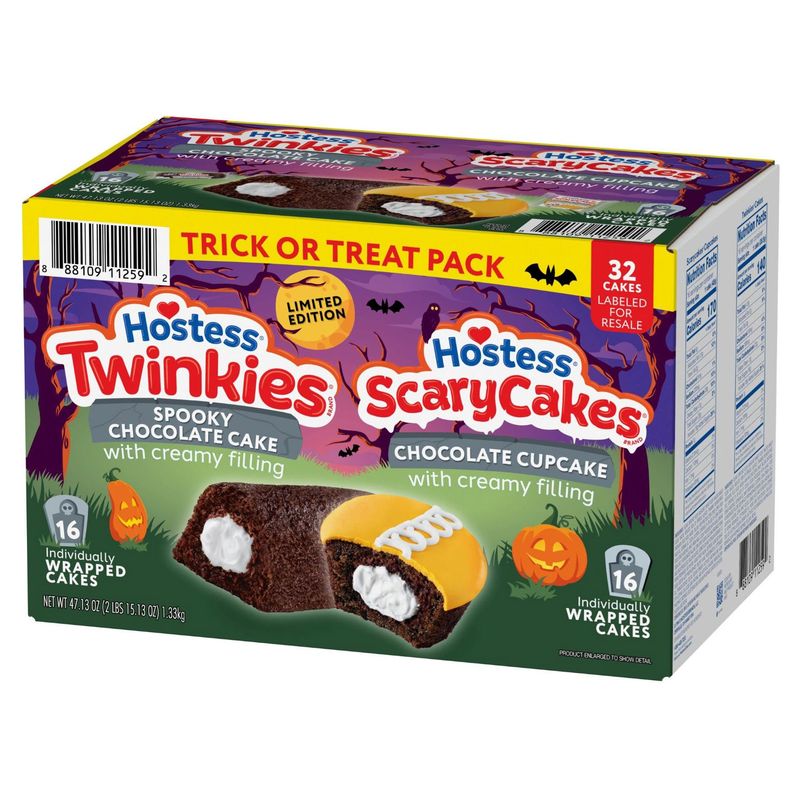 Hostess Halloween Cupcakes & Twinkies 32 Count