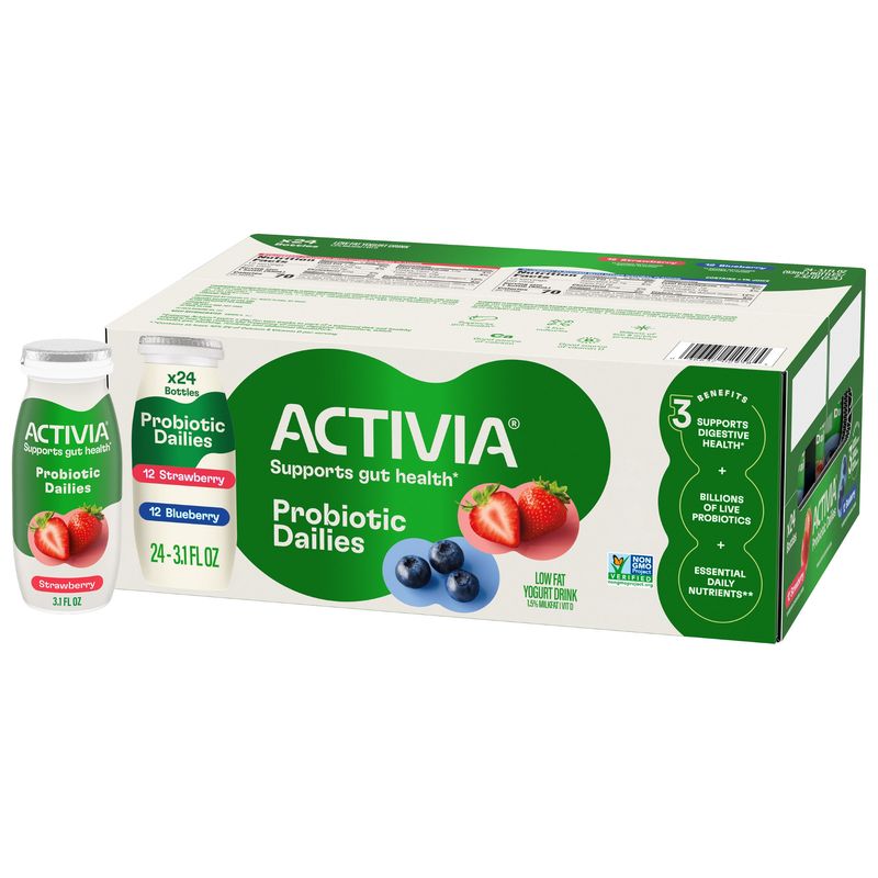 Activia Probiotic Shots 24 ct - 3.1 Ounce Each