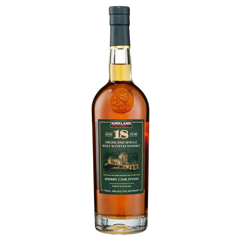Kirkland Signature 18y Single Malt Scotch Highland, Scotland