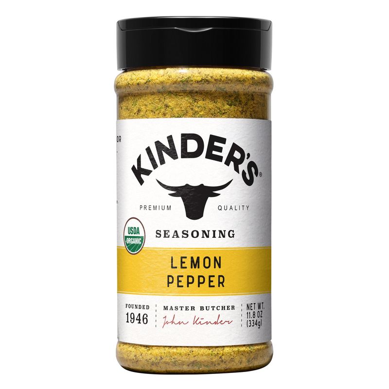 Kinder'S Organic Lemon Pepper 11.8 oz