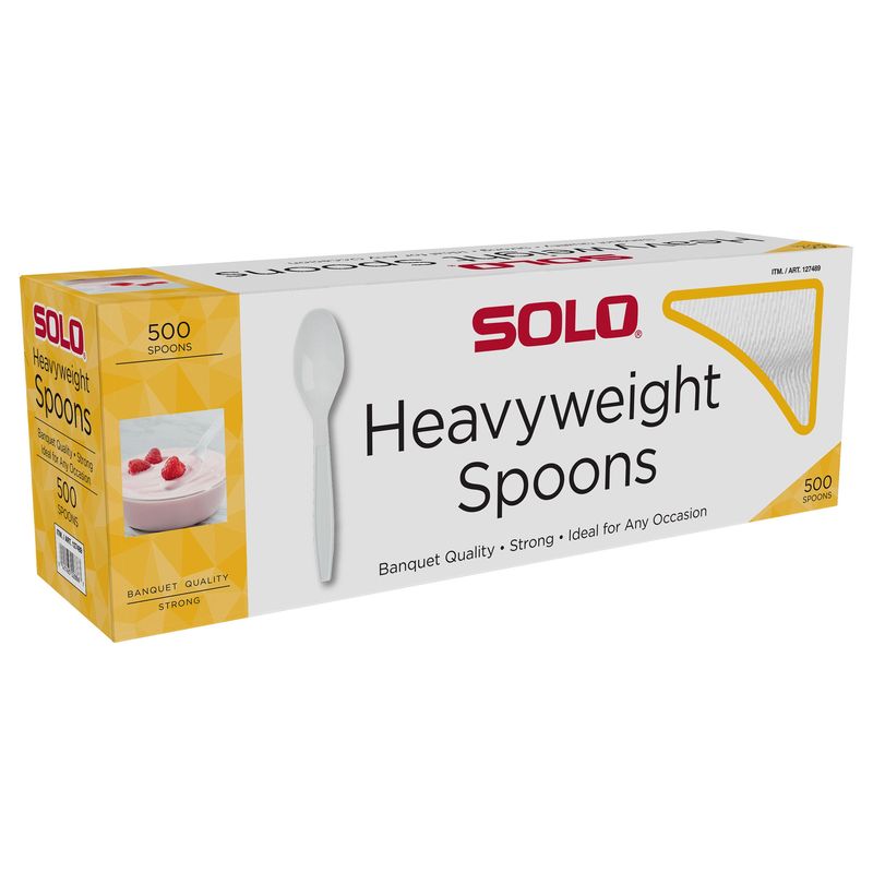 Solo Heavyweight Spoons 500 Count Box
