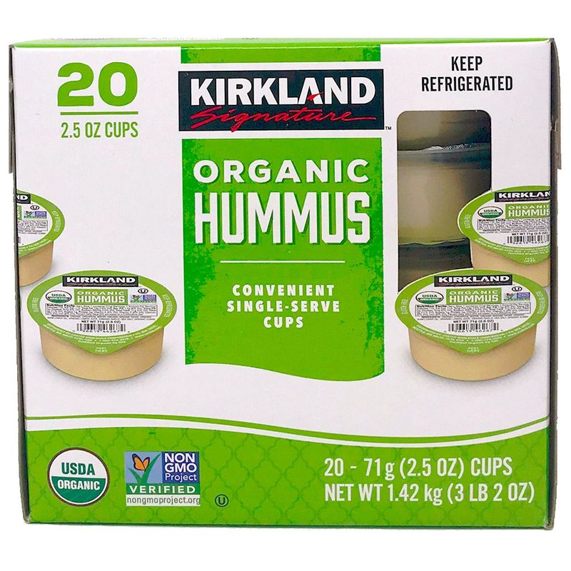 Kirkland Signature Organic Hummus 20/2.5 oz