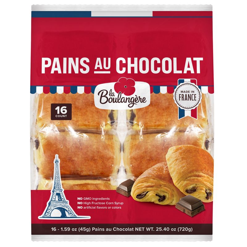 La Boulangere Chocolate Croissants 16 ct