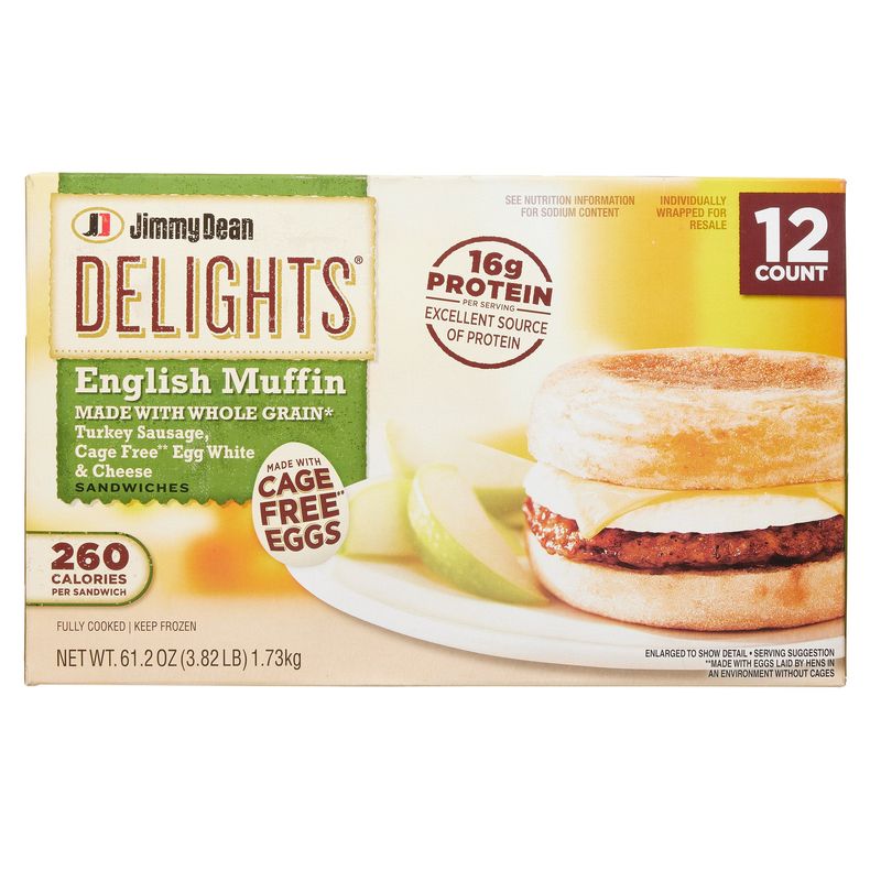 Jimmy Dean Turkey Sausage Muffin 12/5.1 oz