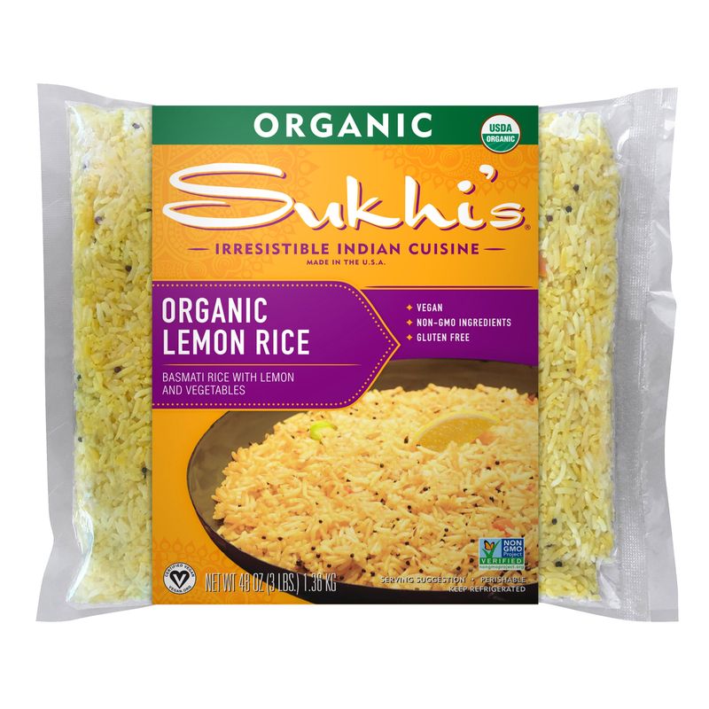 Sukhi'S Organic Lemon Rice 2/24 0z
