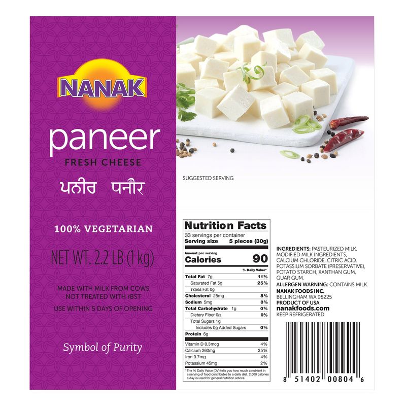 Nanak Paneer Cheese 35.2 oz