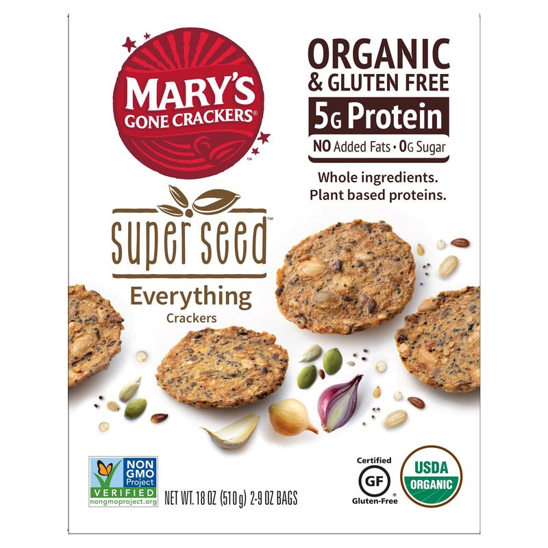 Organic Mary'S Gone Gluten Free Crackers 18 oz (1.125 Lbs)
