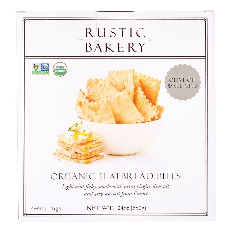 Organic Rustic Bakery Flatbread Bites 24 Ounces