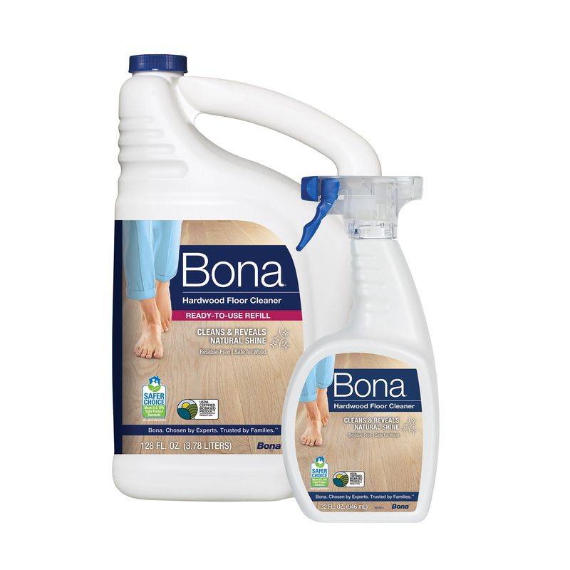 Bona Hardwood Floor Cleaner 32oz + 128oz Refill