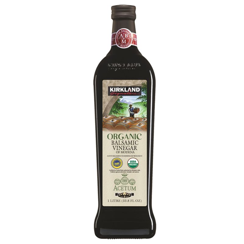 Kirkland Signature Org Balsamic Vinegar 1 Liter Bottle