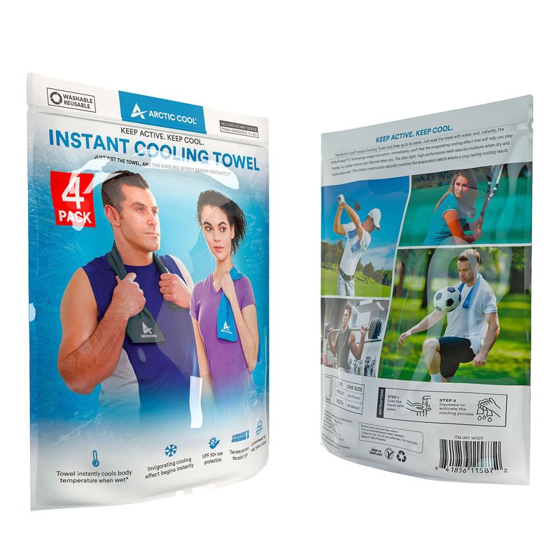 Arctic Cool Cooling Towel 4 Pack