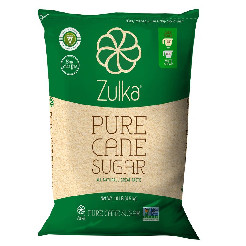 Zulka Pure Cane Granulated Sugar 10 lb