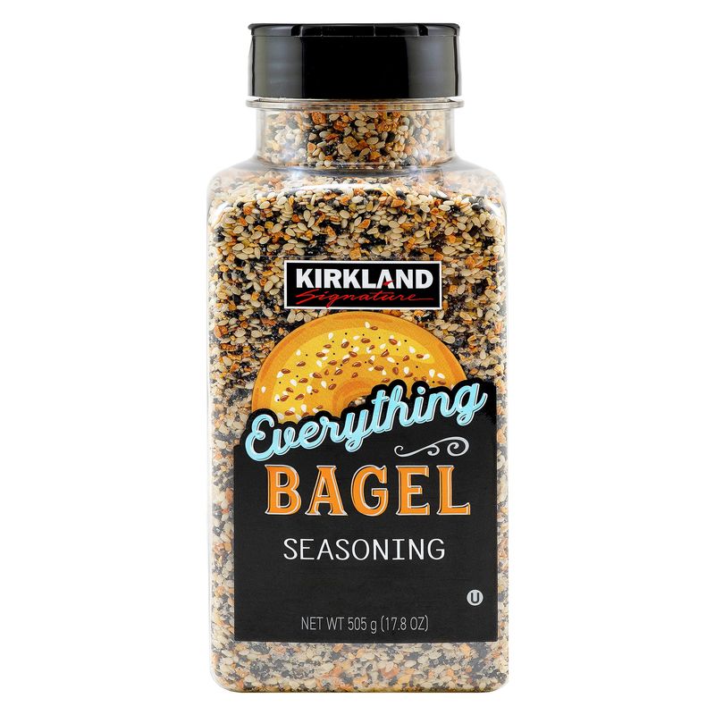 Kirkland Signature Everything Bagel 17.8 Ounce Container