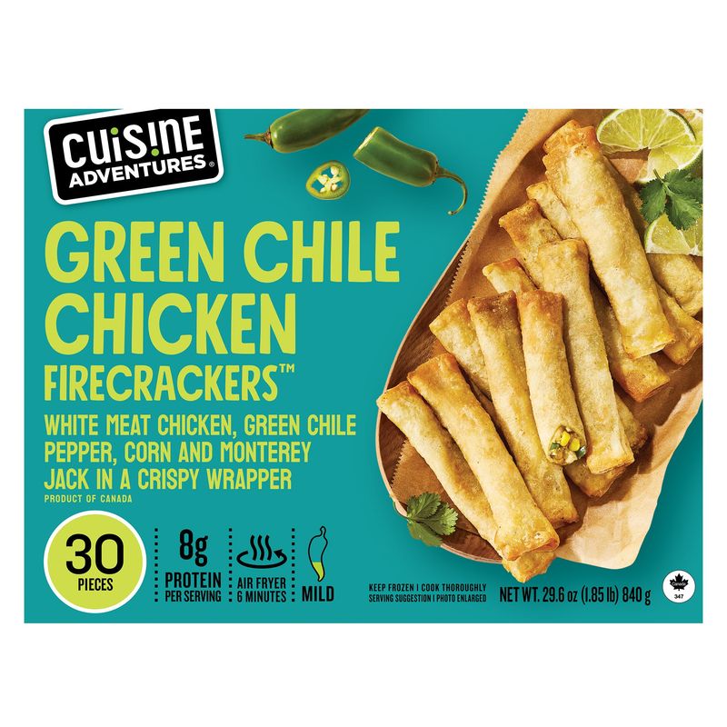 Cuisine Adventures Chicken Firecrackers 30 Count Box