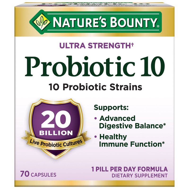 Nature'S Bounty Ultra Str. Probiotic 10 Cpsl 70 Count