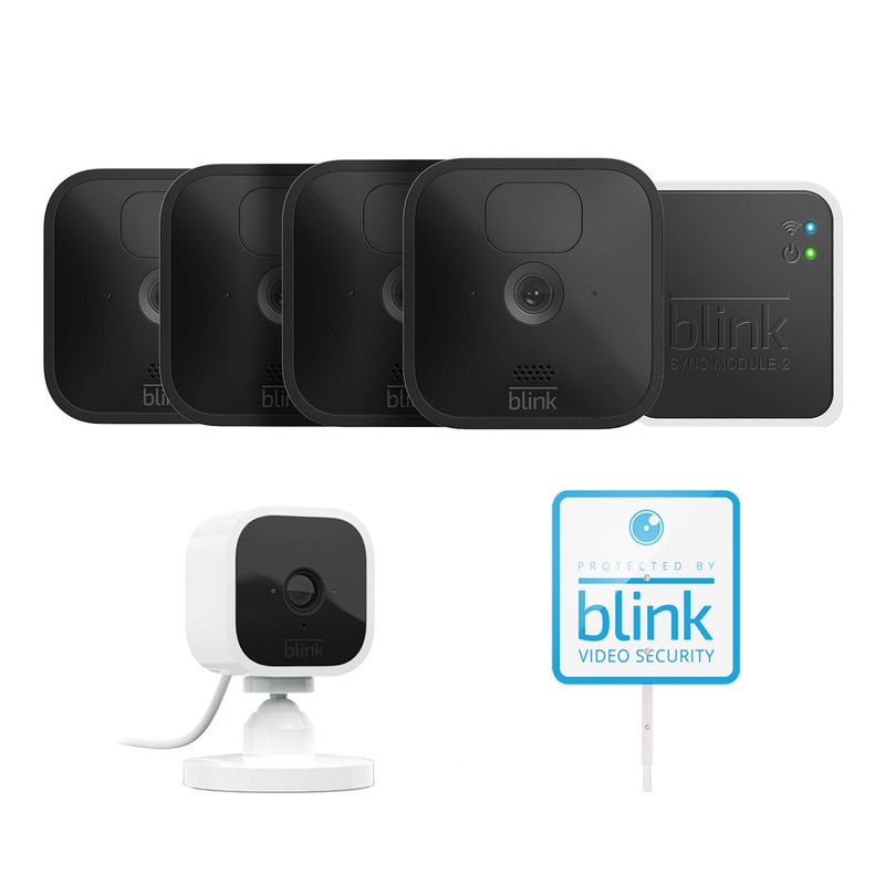Blink 5 Camera Security System W/ Yard Sign
