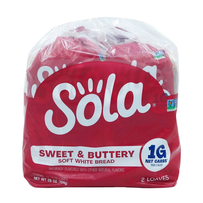 Sola Sweet And Buttery Keto Friendly Bread 2/14 oz