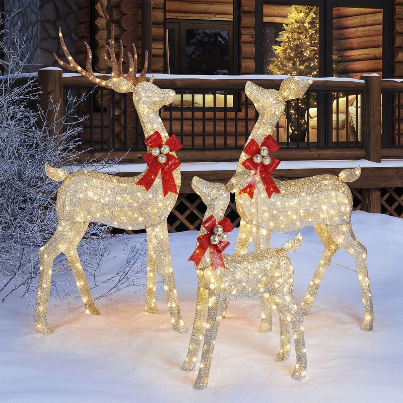 Deer Family, Set Of 3
