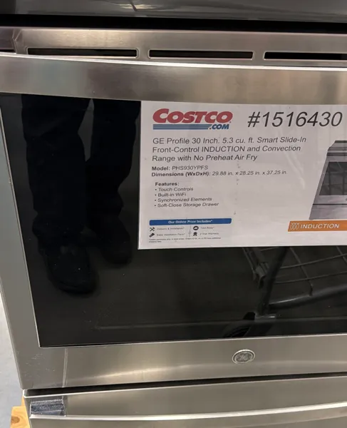 Ge Phs930ypfs 30 Smart Induction Range in Ss
