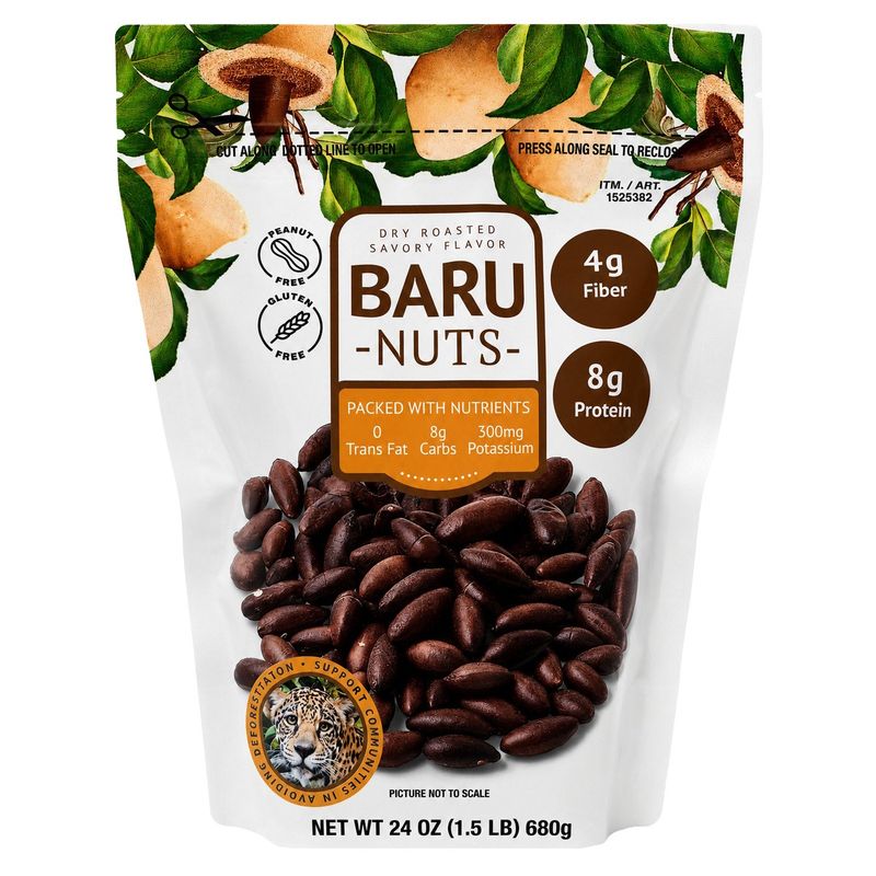 Baru Nuts Roasted And Salted 1.5 lbs