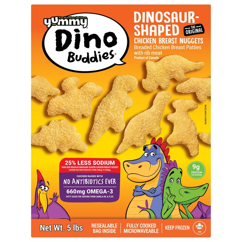 Dino Buddies Chicken Breast Nuggets 5 lbs
