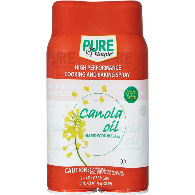 Pure And Simple Canola Oil Spray 2/17 oz