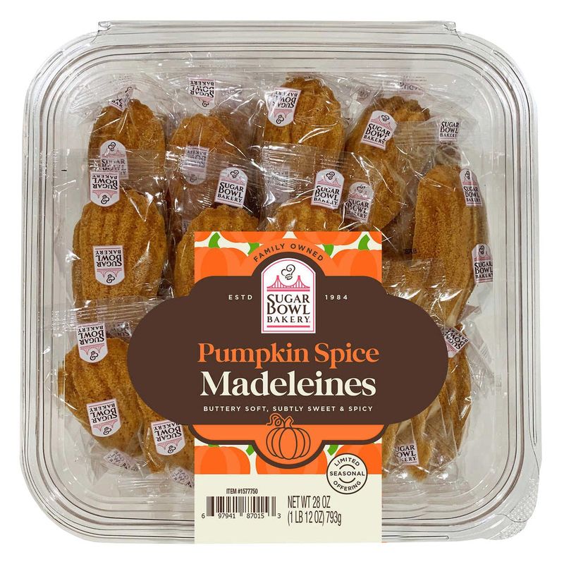 Sugar Bowl Bakery Pumpkin Madeleines 28/1oz