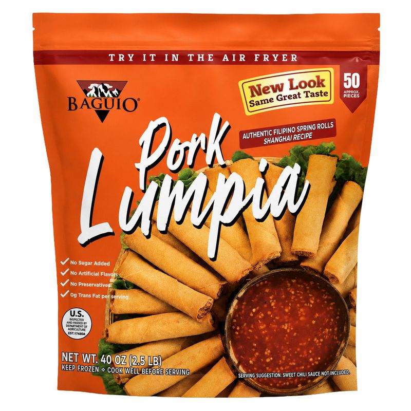 Baguio Raw Pork Lumpia 40 Ounces