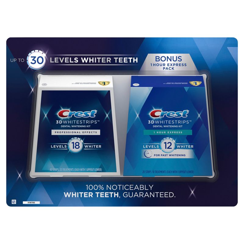 Crest 3d Whitestrips 40 + 20 Strips