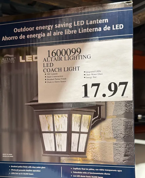 Altair Lighting LED Coach Light
