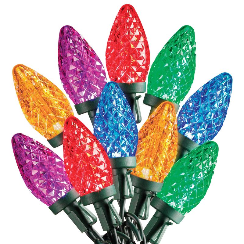 Sylvania 2pk 50lt Staylit Multi LED Faceted