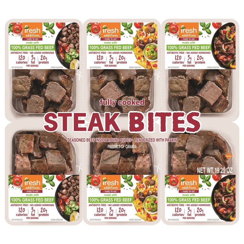 Fresh Additions Steak Bites 6 ct / 3.2 oz