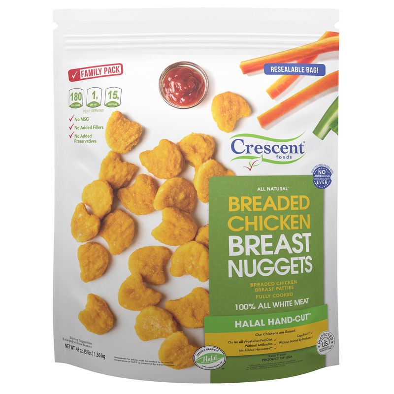Crescent Foods Halal Chicken Nuggets 3 lbs