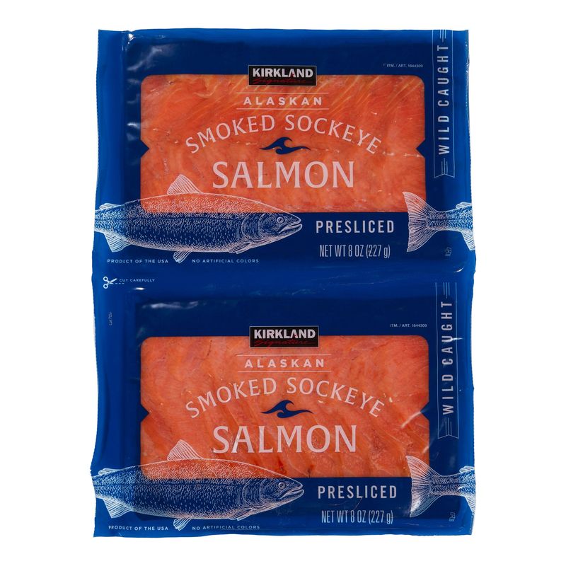 Kirkland Signature Wild Sockeye Salmon 16oz (1lb)