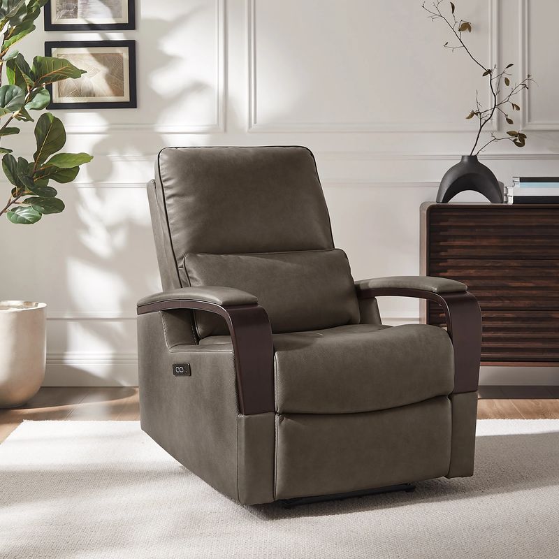 Gilman Creek Shayne Leather Power Recliner