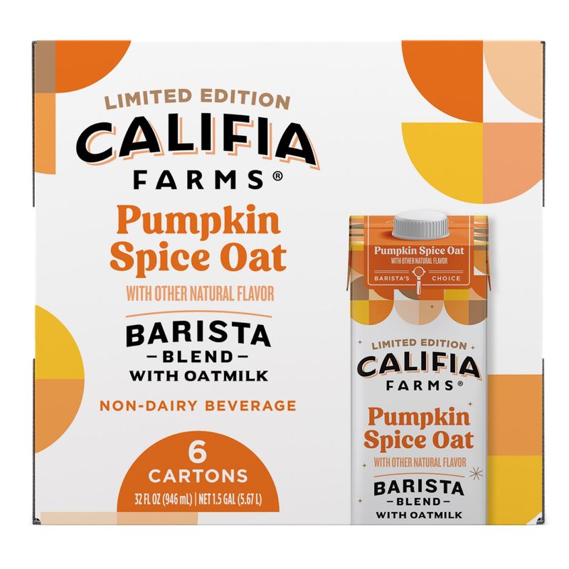 Califia Farms Pumpkin Spice Blend 6/32 fl Oz(Net 1.5gal)