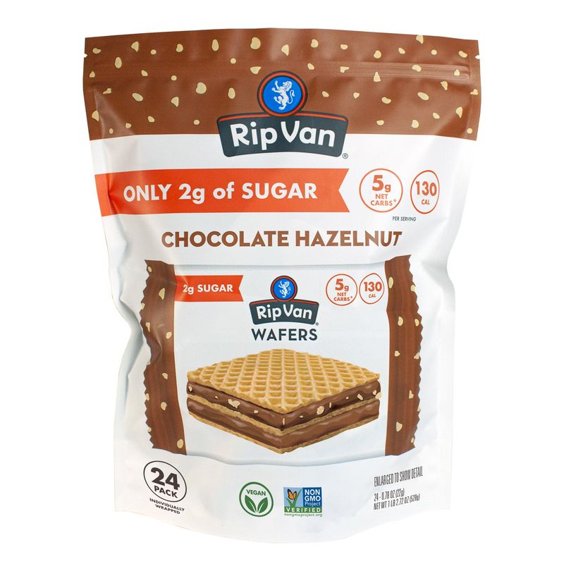 Rip Van Chocolate Hazelnut Wafers 24 ct